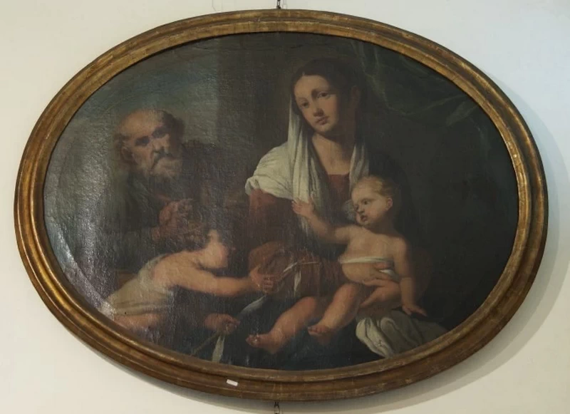 Sacra famiglia con San Giovannino